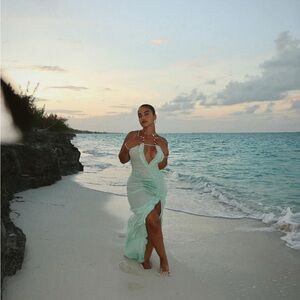 Exumas Dress In Baby Blue